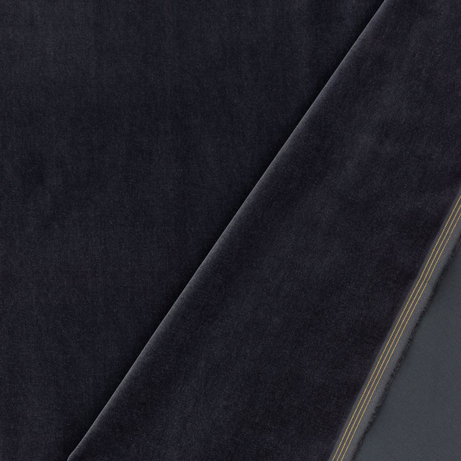 ΥΦΑΣΜΑ ΒΕΛΟΥΔΟ 100% ΒΑΜΒΑΚΕΡΟ ΜΕ ΧΡΥΣΕΣ ΟΥΓΙΕΣ ΓΚΡΙ ΜΟΛΥΒΙ