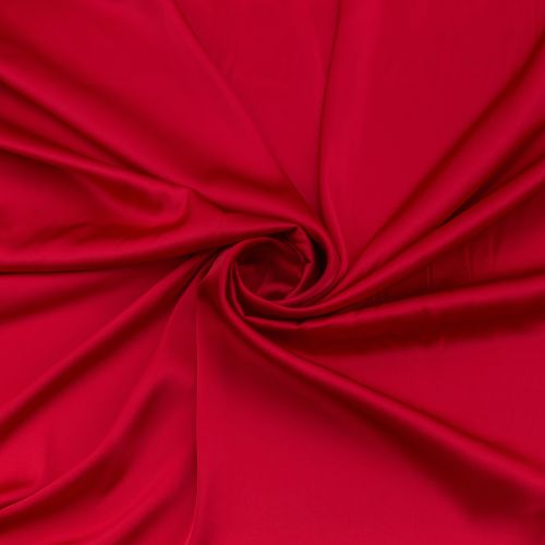 ΥΦΑΣΜΑ ΣΑΤΕΝ ''RASMIR SILK FLOW'' KOKKINO 