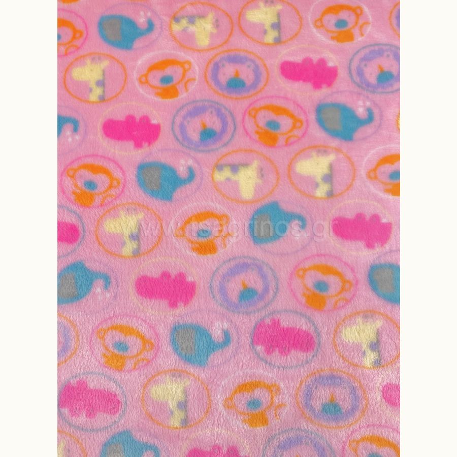 ΥΦΑΣΜΑ ΦΛΙΣ ΓΟΥΝΑΚΙ ''POLAR FLEECE'' (ΖΩΑΚΙΑ - Ρετάλια 0.90μ. + 3.20μ.