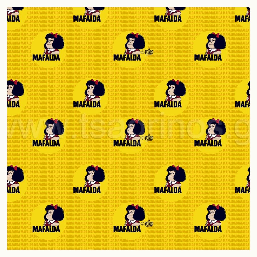 ΥΦΑΣΜΑ ΠΟΠΛΙΝΑ 100% ΒΑΜΒΑΚI (DISNEY LICENSED) MAFALDA