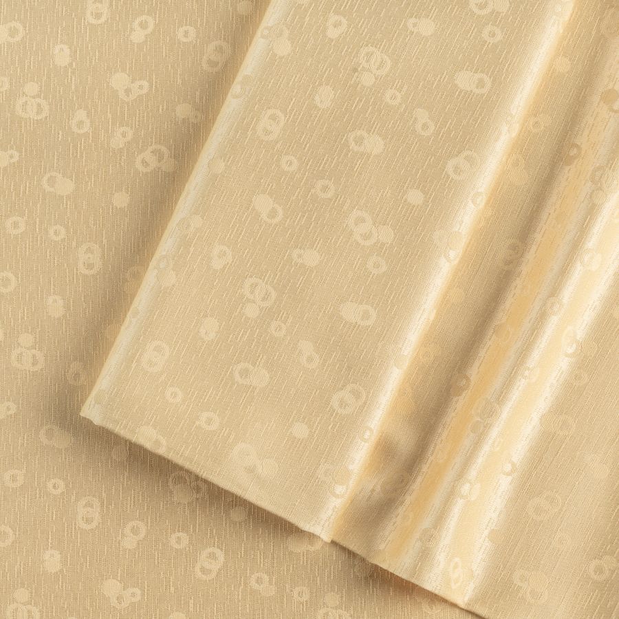 ΥΦΑΣΜΑ ΖΑΚΑΡ ΜΑΛΑΚΟ ΜΕ ΑΝΑΓΛΥΦΕΣ ΛΕΠΤΟΜΕΡΕΙΕΣ ΛΑΜΕ - ΚΡΕΜ / ΧΡΥΣΟ (Ρετάλι 1.70 μέτρα)