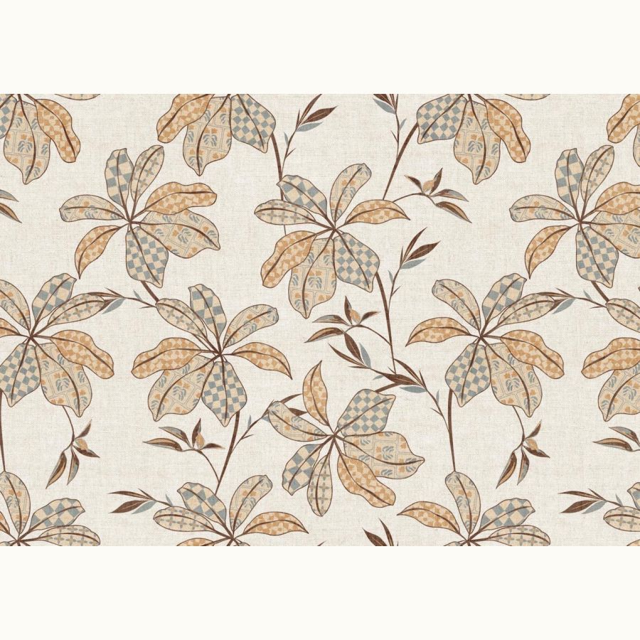 ΥΦΑΣΜΑ HALF PANAMA - LINO (90% Βαμβάκι / 10% Λινό) ΠΑΡΑΔΟΣΙΑΚΟ ΦΥΛΛΩΜΑ 