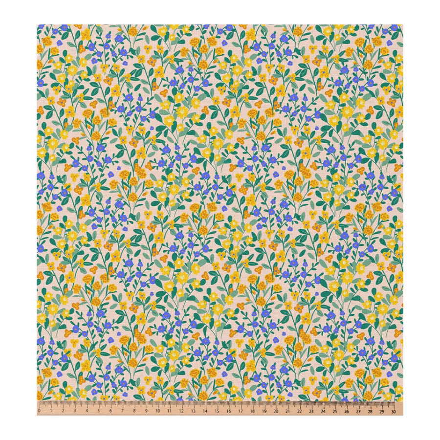 ΥΦΑΣΜΑ ΠΟΠΛΙΝΑ 100% ΒΑΜΒΑΚΙ - ΗΛΙΟΛΟΥΣΤΟ ΛΙΒΑΔΙ