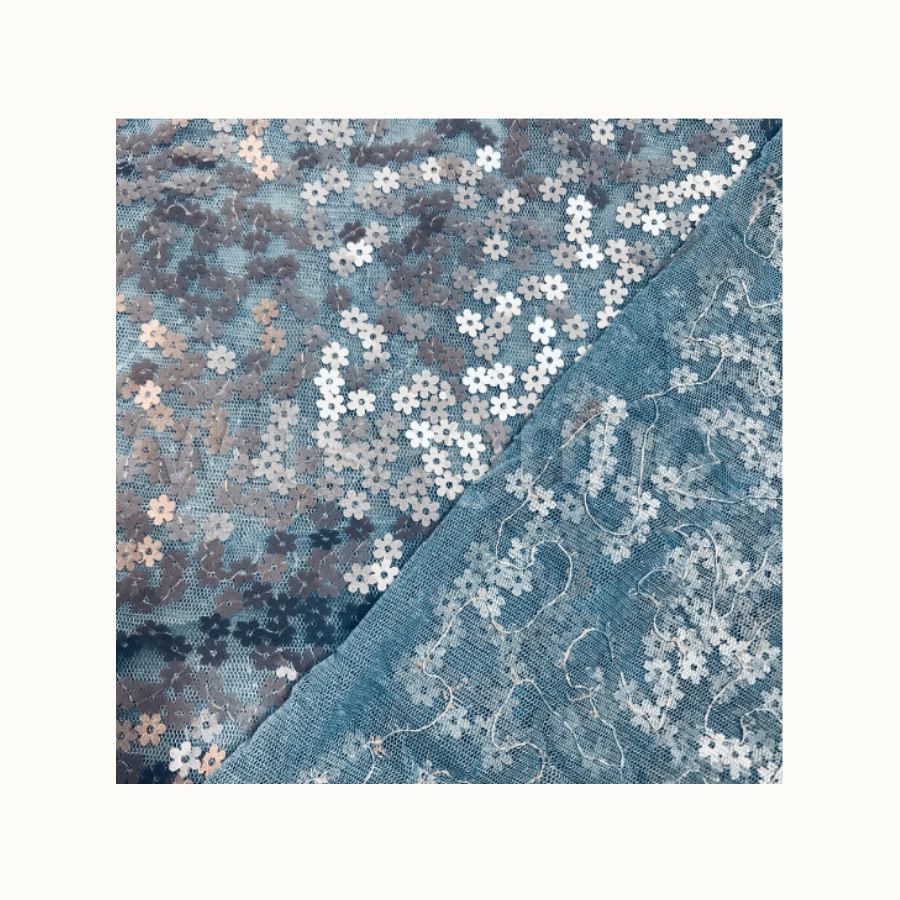 ΥΦΑΣΜΑ ΤΟΥΛΙ ΜΑΛΑΚΟ ΜΕ ΦΛΟΡΑΛ ΠΑΓΙΕΤΕΣ (ΜΠΛΕ ΡΑΦ)