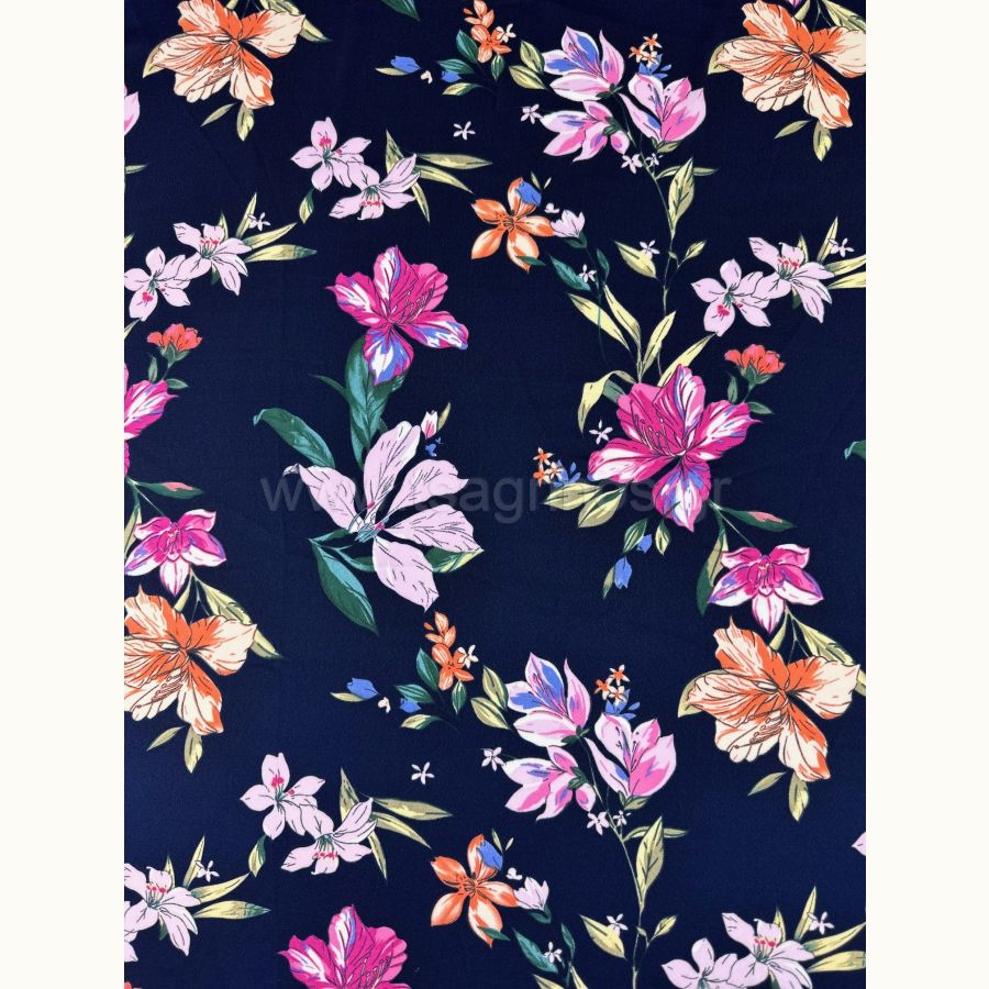 ΥΦΑΣΜΑ ΚΡΕΠ ΖΟΡΖΕΤΑ (ΜΠΛΕ ΣΚΟΥΡΟ) - Ρετάλι 4μ.