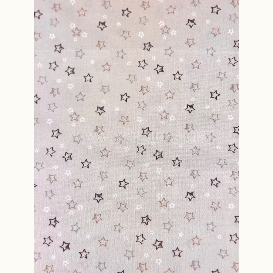 ΥΦΑΣΜΑ ΠΟΠΛΙΝΑ 100% ΒΑΜΒΑΚI (ΑΣΤΕΡΑΚΙΑ ΜΠΕΖ)