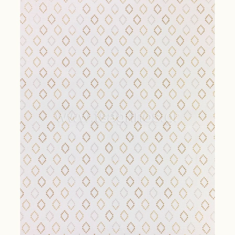 ΥΦΑΣΜΑ ΠΟΠΛΙΝΑ 100% ΒΑΜΒΑΚI (ΡΟΜΒΟΙ ΒΕΡΑΜΑΝ ΣΚΟΥΡΟ - ΓΚΡΙ)