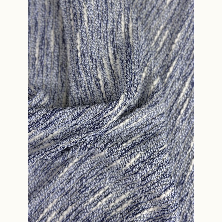 ΥΦΑΣΜΑ ΠΛΕΚΤΟ ΑΡΑΙΗΣ ΜΠΟΥΚΛΕ ΜΕ ΛΟΥΡΕΞ ΚΛΩΣΤΗ (ΛΕΥΚΟ - ΜΠΛΕ)