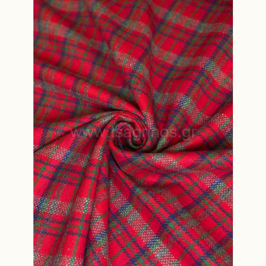 ΥΦΑΣΜΑ ΚΑΡΟ ΣΚΩΤΙΑΣ ΜΕ ΜΑΛΛΙ (TARTAN)