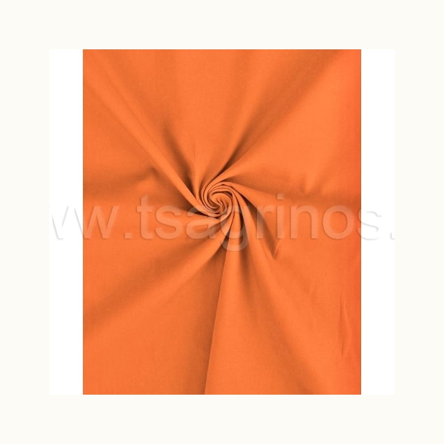 ΥΦΑΣΜΑ ΠΟΠΛΙΝΑ 100% ΒΑΜΒΑΚI (ΠΟΡΤΟΚΑΛΙ)