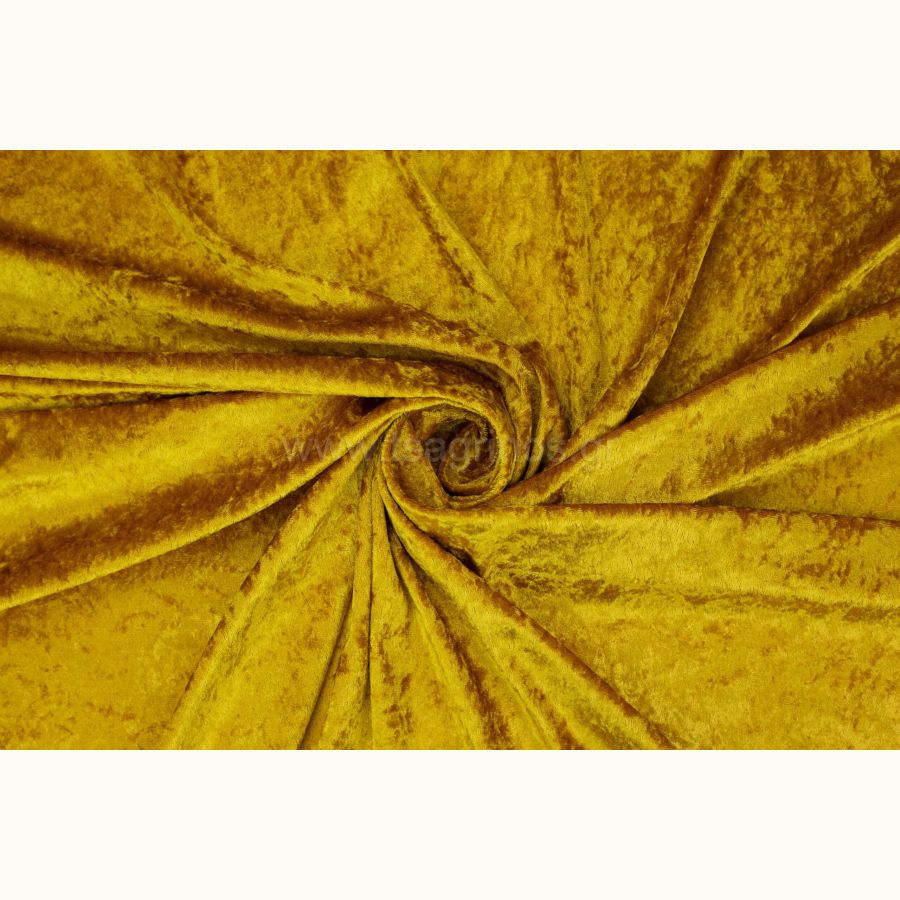 ΥΦΑΣΜΑ ΒΕΛΟΥΔΟ ΒΕΛΟΥΤΕ ”CRUSHED” (ΧΡΥΣΟ ΣΚΟΥΡΟ)