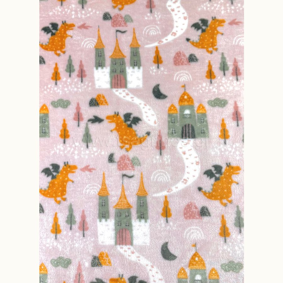 ΥΦΑΣΜΑ ΦΛΙΣ ΓΟΥΝΑΚΙ ''POLAR FLEECE'' (ΠΥΡΓΟΣ ΡΟΖ)