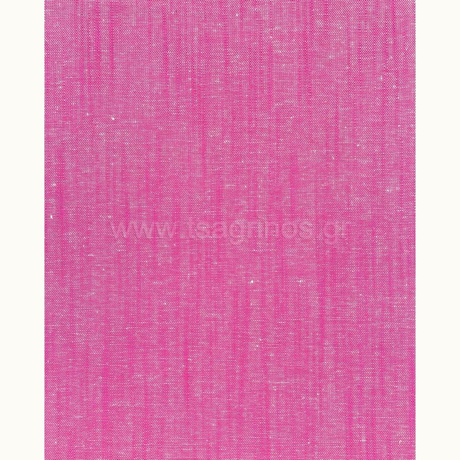 ΥΦΑΣΜΑ ΛΙΝΟ ΜΕ ΒΙΣΚΟΖ - ΜΕΛΑΝΖΕ ΔΙΧΡΩΜΗ ΥΦΑΝΣΗ (ΡΟΖ) - Ρετάλια 1.30μ. + 2.30μ.