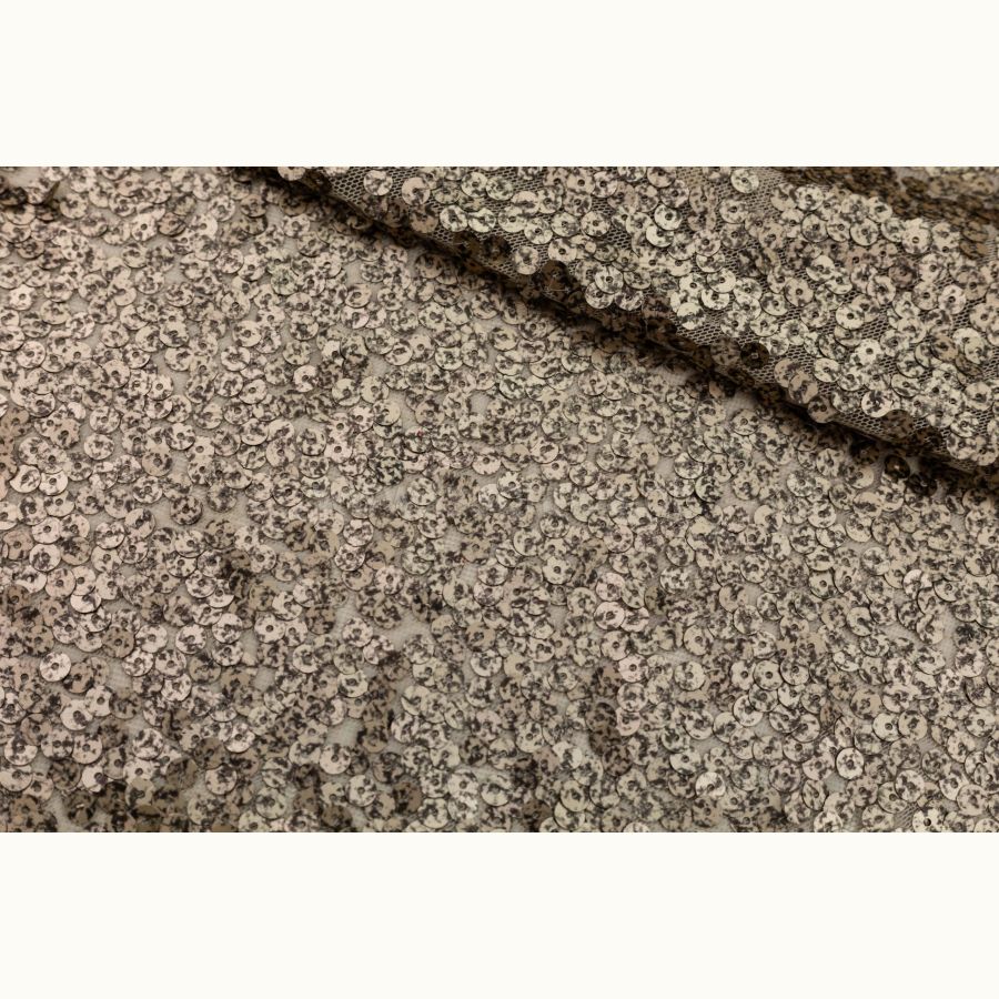 ΥΦΑΣΜΑ ΠΟΥΛΙΑ ΣΕ ΒΑΣΗ ΔΙΧΤΥ ΕΛΑΣΤΙΚΟ (ANIMAL PRINT BEIGE - GOLD)