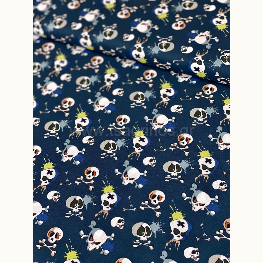 ΥΦΑΣΜΑ ΠΟΠΛΙΝΑ 100% ΒΑΜΒΑΚI (ΝΕΚΡΟΚΕΦΑΛΕΣ)