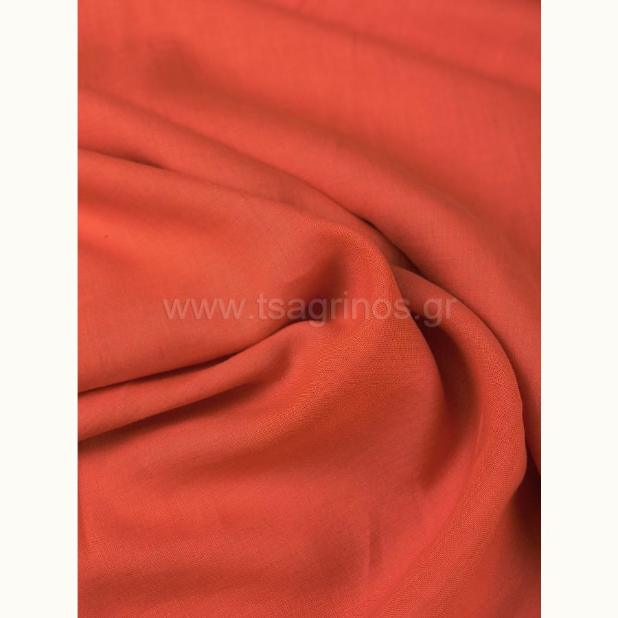 ΥΦΑΣΜΑ 100% ΛΙΝΟ (ΠΟΡΤΟΚΑΛΙ ΣΚΟΥΡΟ)