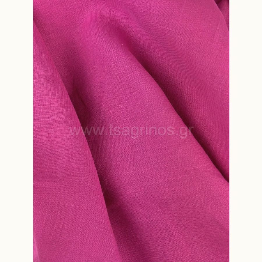 ΥΦΑΣΜΑ 100% ΛΙΝΟ (ΦΟΥΞΙΑ ΑΝΟΙΧΤΟ)