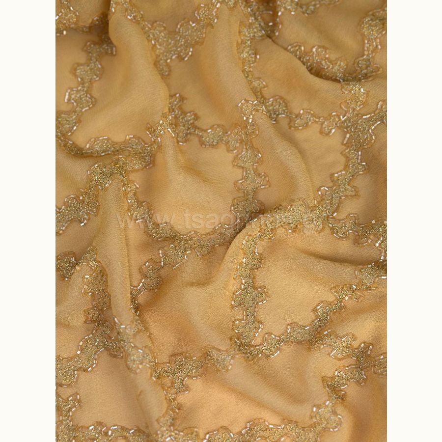 ΥΦΑΣΜΑ 100% ΜΕΤΑΞΩΤΗ ΜΟΥΣΕΛΙΝΑ ΧΕΙΡΟΠΟΙΗΤΗ ΙΝΔΙΑΣ ΚΕΝΤΗΜΕΝΗ ΜΕ ΧΑΝΤΡΕΣ