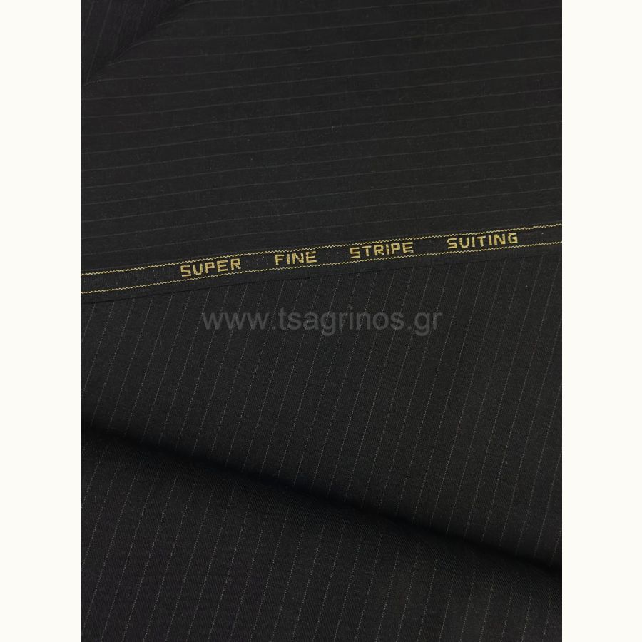ΥΦΑΣΜΑ 100% ΜΑΛΛΙΝΟ ΣΜΟΚΙΝ ''SUPER FINE STRIPE SUITING''