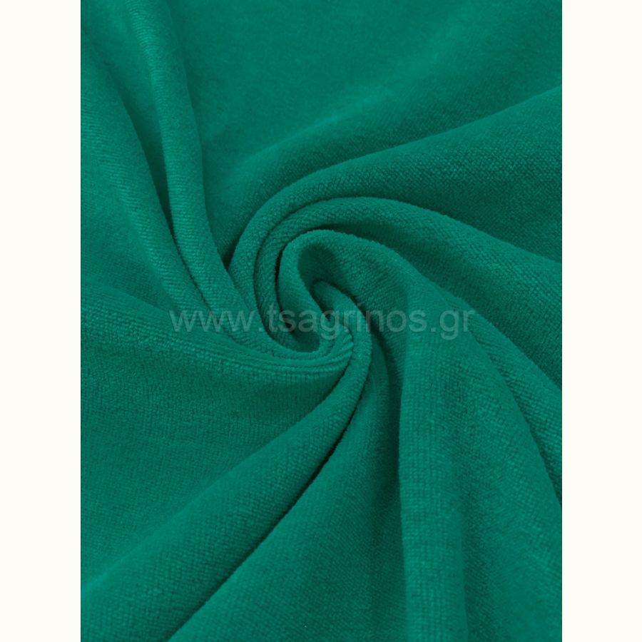 ΥΦΑΣΜΑ ΒΕΛΟΥΤΕ ΒΑΜΒΑΚΕΡΟ ΕΛΑΣΤΙΚΟ ”NICKY VELOUR” (AQUA - ΒΕΡΑΜΑΝ)