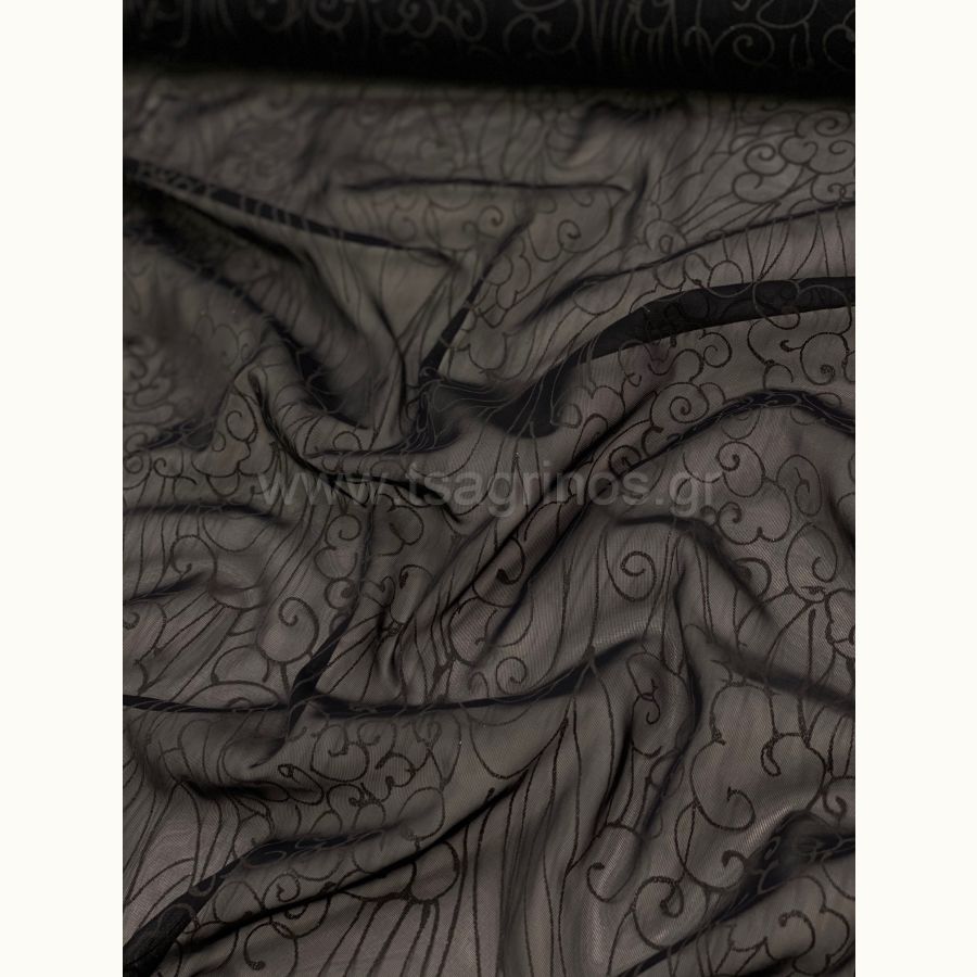 ΥΦΑΣΜΑ ΟΡΓΑΝΖΑ ΜΕ ΑΣΗΜΙ ΛΕΠΤΟΜΕΡΙΕΣ - Ρετάλι 2.70 μέτρα