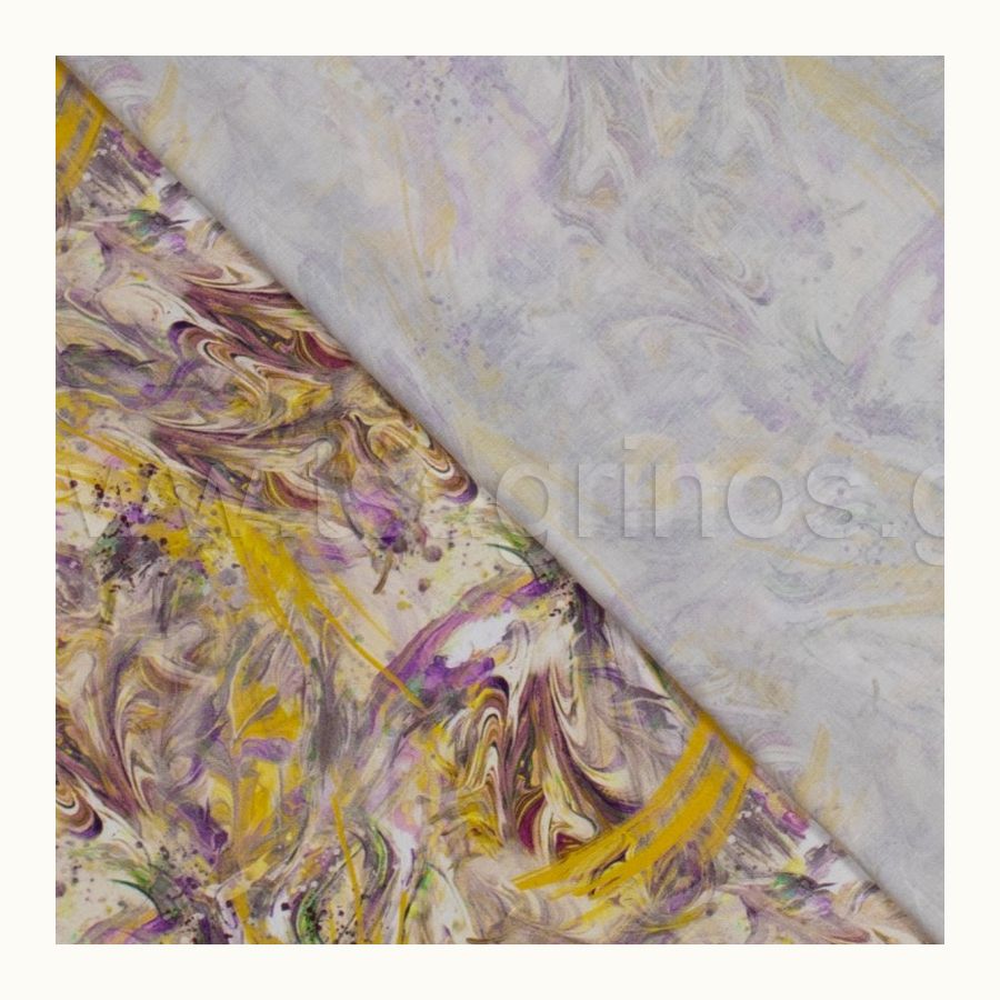 ΥΦΑΣΜΑ ΒΑΜΒΑΚΟΣΑΤΕΝ DIGITAL (MARBLE YELLOW)