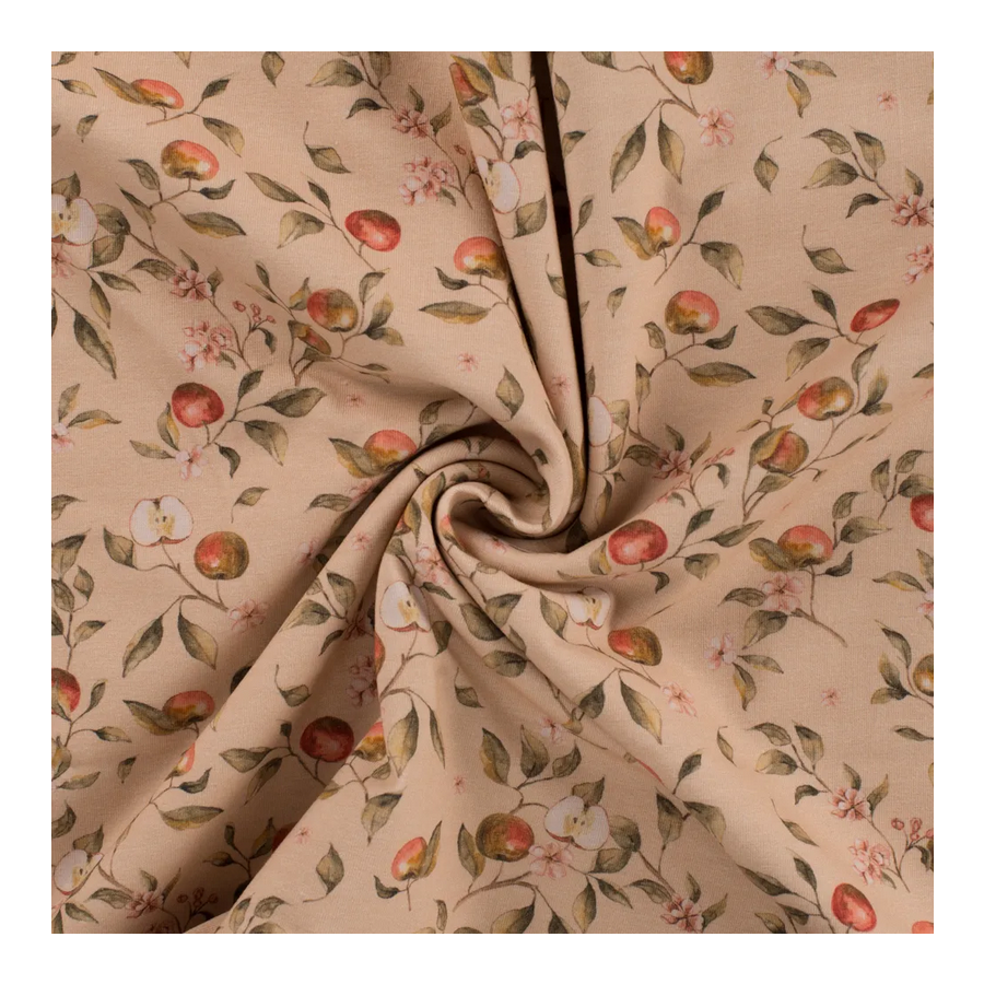 ΥΦΑΣΜΑ ΖΕΡΣΕΪ ΒΑΜΒΑΚΟΛΥΚΡΑ-ORGANIC DIGITAL PRINT (ΜΗΛΙΑ - ΜΠΕΖ)