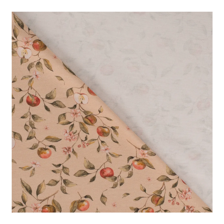 ΥΦΑΣΜΑ ΖΕΡΣΕΪ ΒΑΜΒΑΚΟΛΥΚΡΑ-ORGANIC DIGITAL PRINT (ΜΗΛΙΑ - ΜΠΕΖ)