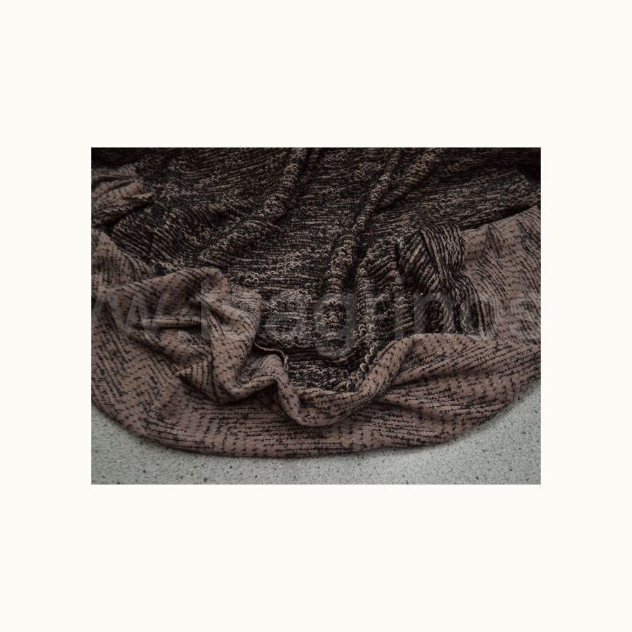 ΥΦΑΣΜΑ ΠΛΕΚΤΟ ΕΛΑΣΤΙΚΟ (Mάλλινου τύπου - Ανάγλυφη ύφανση σατινέ)