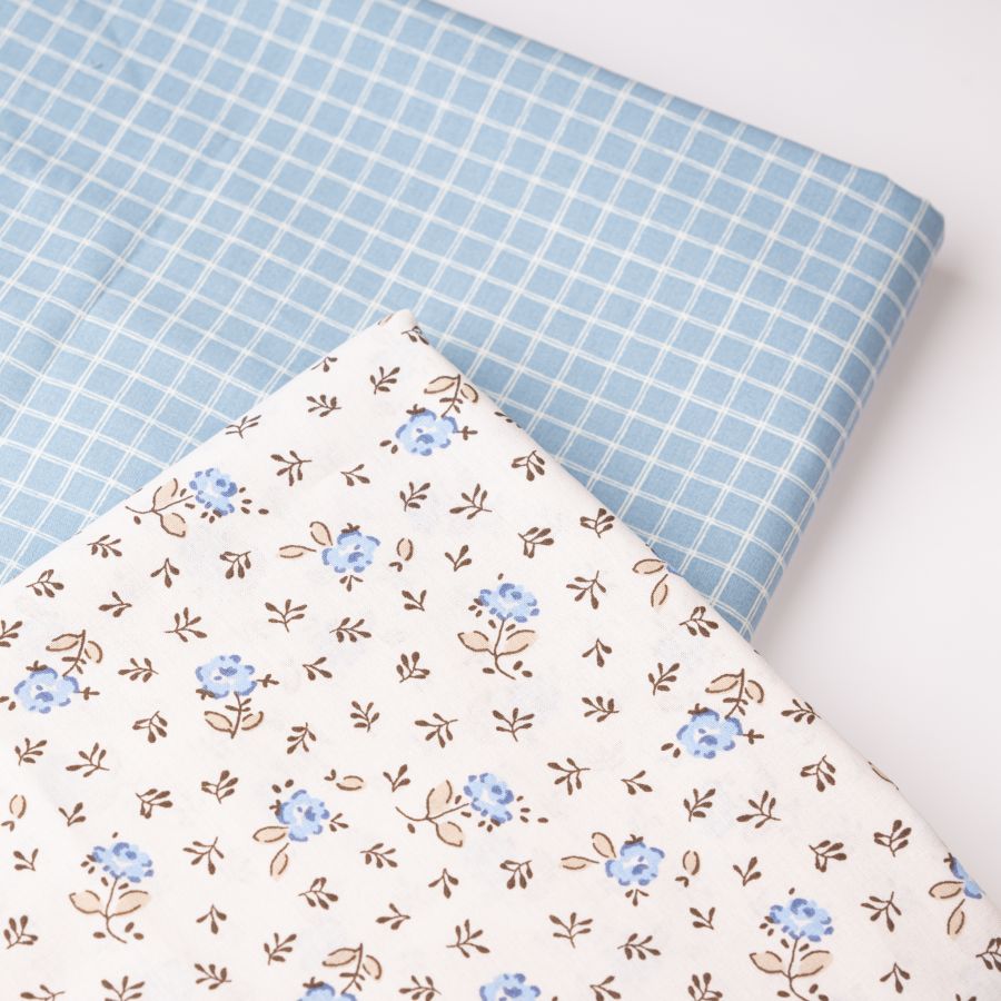 ΥΦΑΣΜΑ ΠΟΠΛΙΝΑ 100% ΒΑΜΒΑΚΙ - ΣΙΕΛ ΑΝΘΑΚΙ ΣΕ ΜΠΕΖ ΑΝΟΙΧΤΗ ΒΑΣΗ