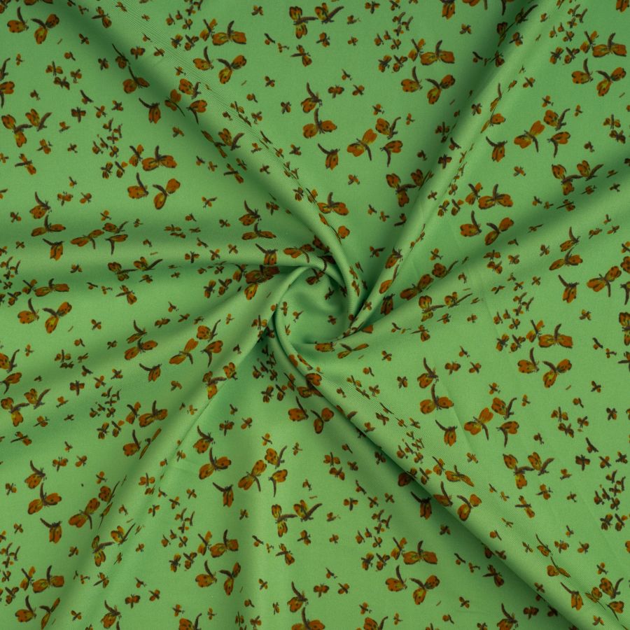 ΥΦΑΣΜΑ ΜΑΛΑΚΟ ΑΠΟ ΣΥΝΘΕΤΙΚΕΣ ΙΝΕΣ ΤΥΠΟΥ ΡΑΙΓΙΟΝ ΜΕ ΧΥΤΗ ΠΤΩΣΗ (ΜΟΝΟΦΑΡΔΟ) ΒΑΣΗ ΛΑΔΟΠΡΑΣΙΝΟ ΜΕ ΠΕΤΑΛΟΥΔΕΣ ΚΑΦΕ