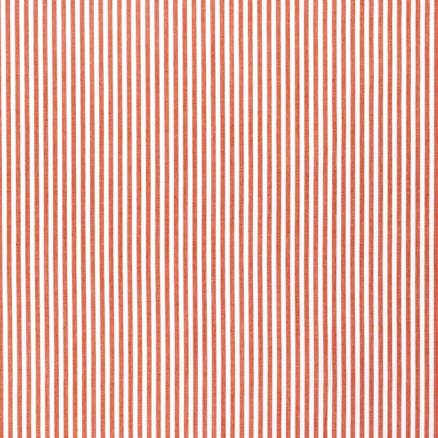 ΥΦΑΣΜΑ 100% ΒΑΜΒΑΚΕΡΗ ΠΟΠΛΙΝΑ ΝΗΜΑΤΟΒΑΜΜΕΝΗ ΔΙΠΛΗΣ ΟΨΗΣ - ΡΙΓΕ 2mm ΑΣΠΡΟ/ ΚΑΦΕ ΚΕΡΑΜΙΔΙ