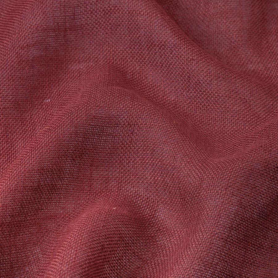 ΥΦΑΣΜΑ ΛΙΝΑΤΣΑ ΟΙΚΟΛΟΓΙΚΗ ''ΙΟΥΤΗΣ'' ΠΥΚΝΗ, ΣΚΟΥΡΟ ΚΟΚΚΙΝΟ ΜΕ ΤΟΝΟΥΣ ΣΑΠΙΟ ΜΗΛΟ - Ρετάλι 1.20μ.