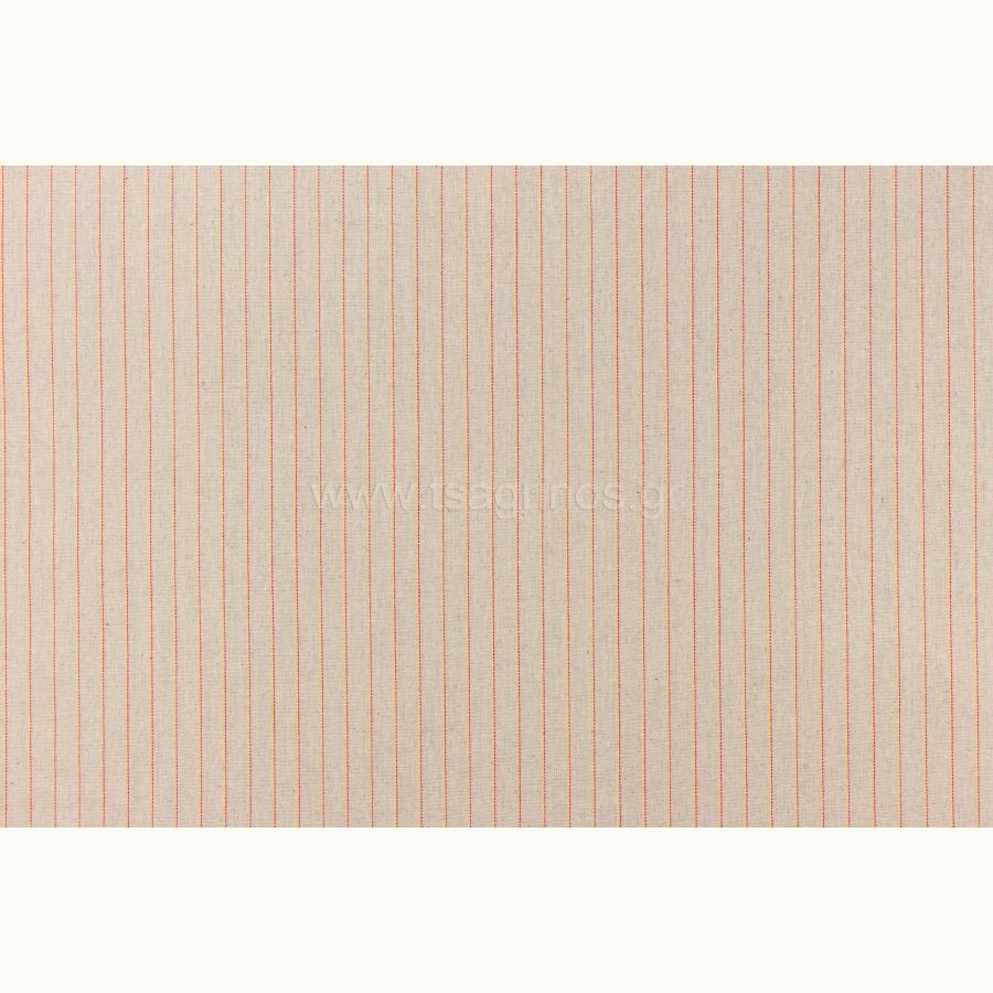 ΥΦΑΣΜΑ ΛΙΝΟ ΜΕ ΡΑΙΓΙΟΝ ΕΜΠΡΙΜΕ ΡΙΓΑ (ΜΠΕΖ-ΠΟΡΤΟΚΑΛΙ,ΦΟΥΞΙΑ)