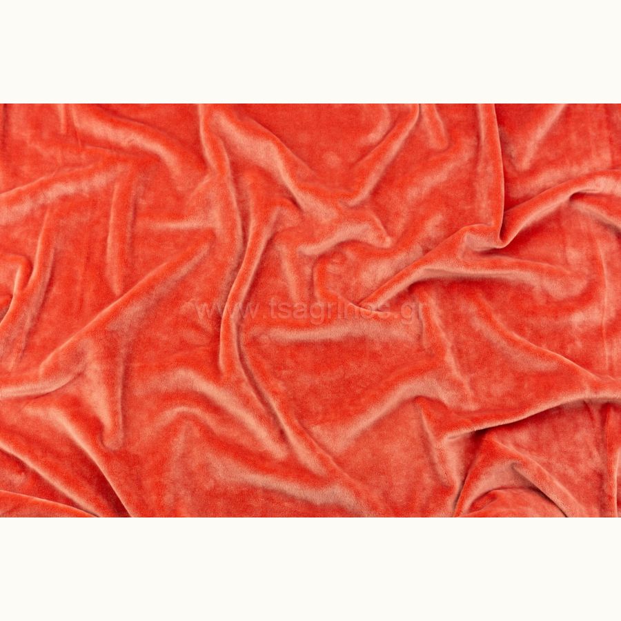 ΥΦΑΣΜΑ ΒΕΛΟΥΔΟ - ΒΕΛΟΥΤΕ ΕΛΑΣΤΙΚΟ SUPER SOFT DIAMOND (ΣΟΜΟΝ ΠΟΡΤΟΚΑΛΙ)