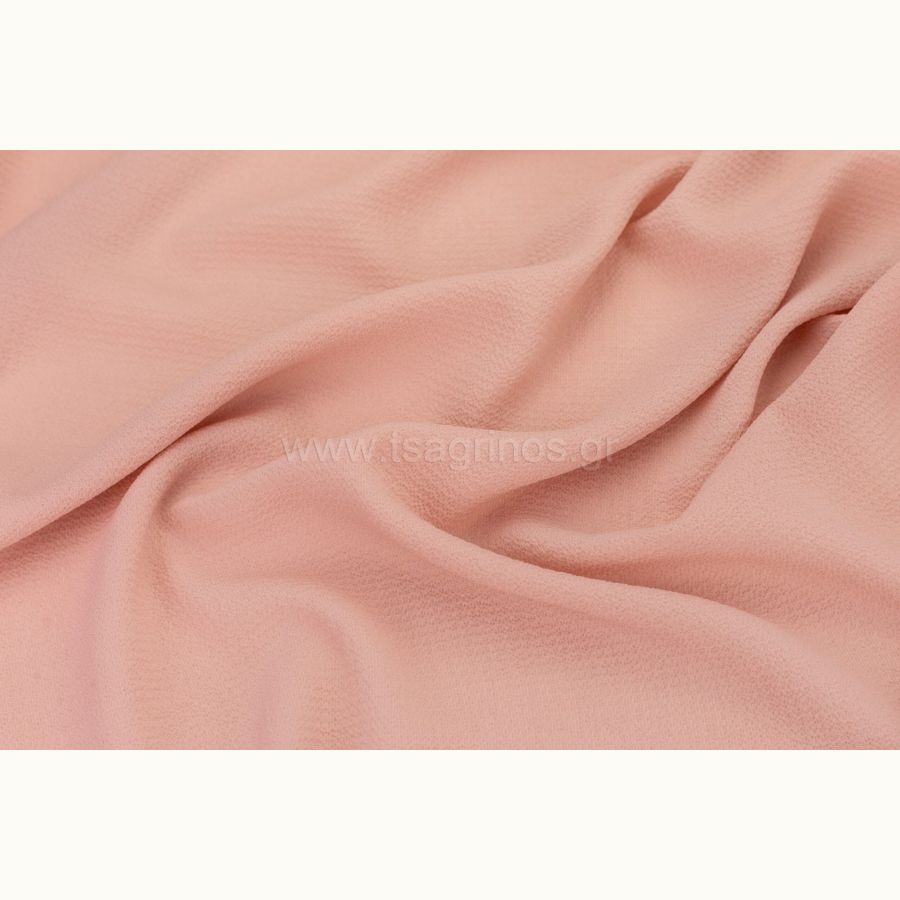 ΥΦΑΣΜΑ ΚΡΕΠ ΖΟΡΖΕΤΑ ΕΛΑΣΤΙΚΗ ''BUBBLE CREPE'' (ΡΟΖ - ΣΟΜΟΝ)