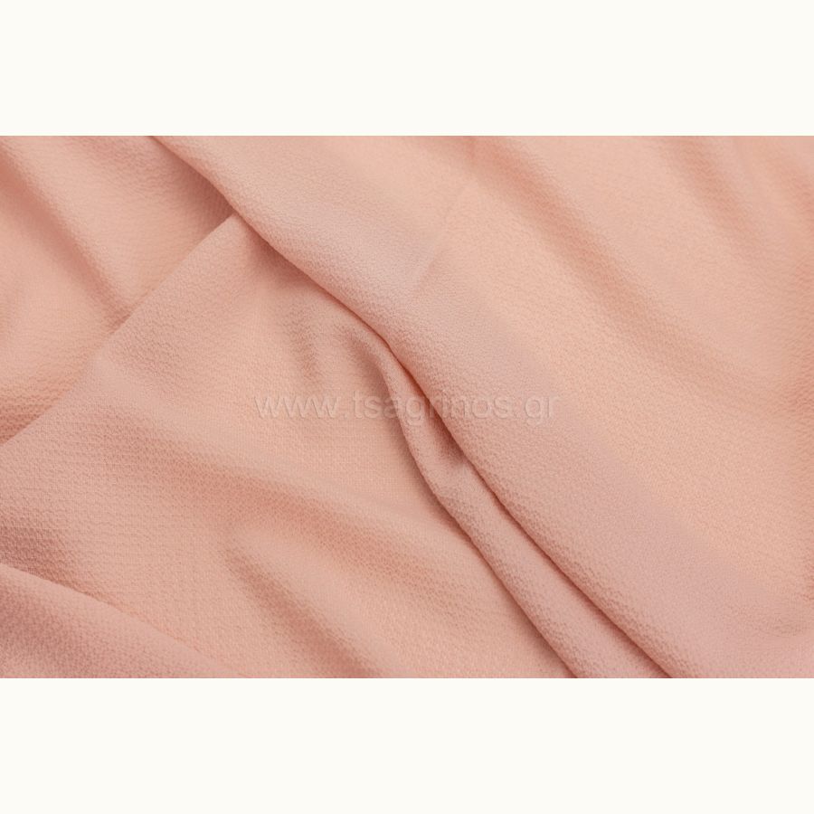 ΥΦΑΣΜΑ ΚΡΕΠ ΖΟΡΖΕΤΑ ΕΛΑΣΤΙΚΗ ''BUBBLE CREPE'' (ΡΟΖ - ΣΟΜΟΝ)