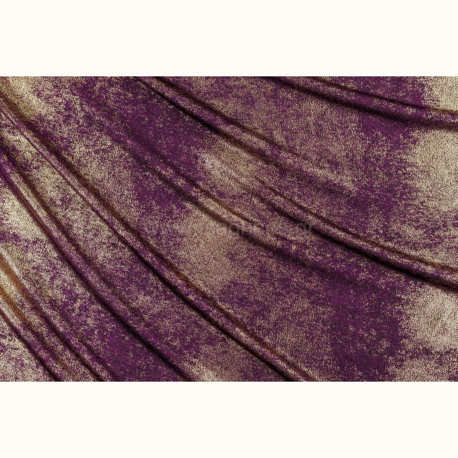 ΥΦΑΣΜΑ ΖΕΡΣΕΙ ΕΛΑΣΤΙΚΟ FOIL (ΜΩΒ - ΧΡΥΣΟ) - Ρετάλια 1.50μ. + 1.80μ.