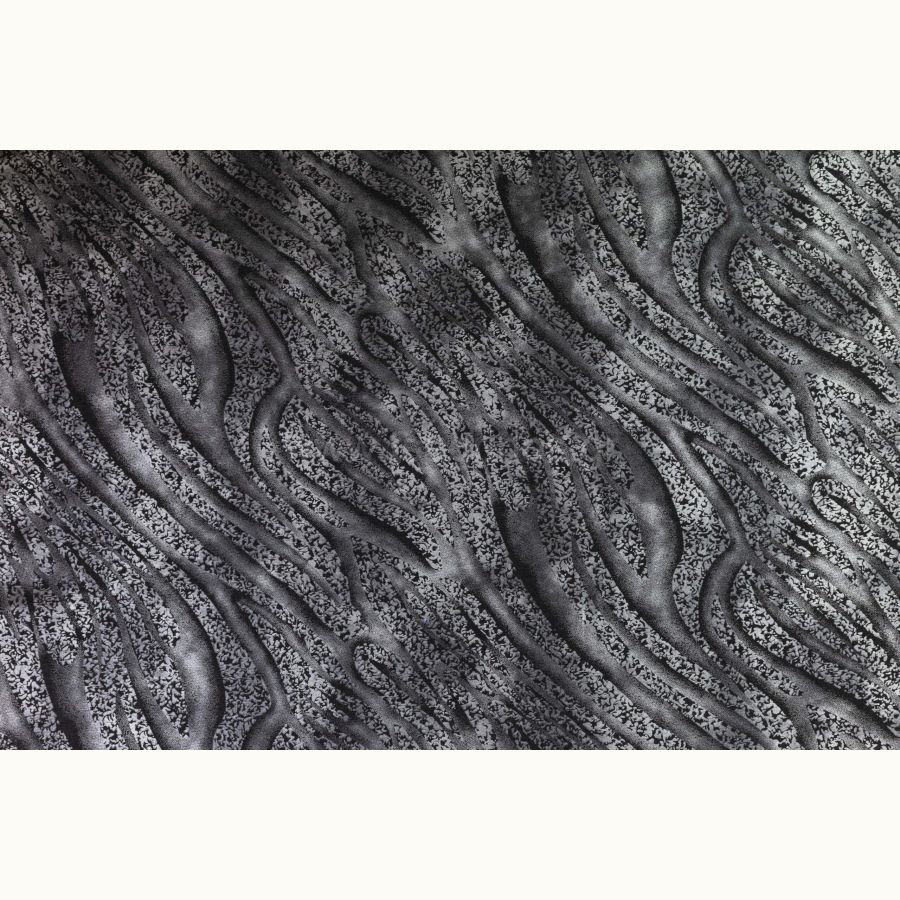 ΥΦΑΣΜΑ ΕΛΑΣΤΙΚΟ ΒΑΡΥ ΤΥΠΟΥ ΠΟΥΝΤΟ ΝΤΙ ΡΟΜΑ (PUNDO ROMA) ΣΧΕΔΙΟ ΖΕΒΡΕ ΜΕ FOIL - ΓΚΡΙ