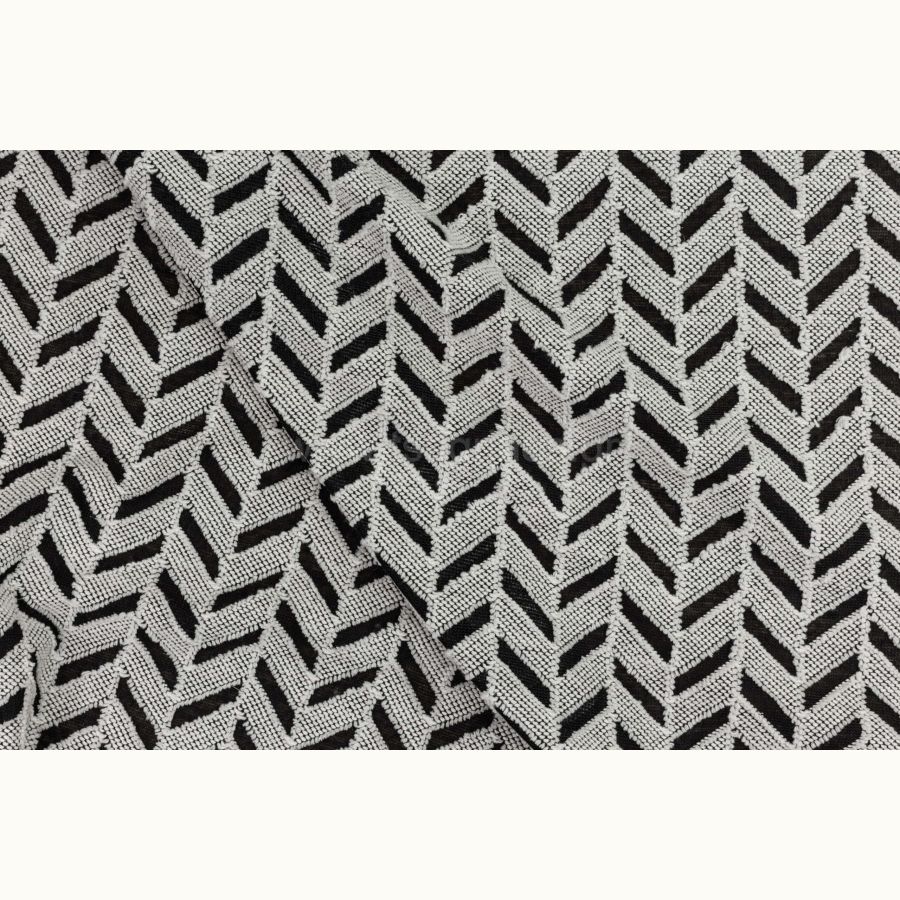 ΥΦΑΣΜΑ ΠΛΕΚΤΟ ΒΑΡΥ ΖΑΚΑΡ (ΔΙΠΛΟ ΔΙΑΓΩΝΑΛ ΑΣΠΡΟΜΑΥΡΟ)