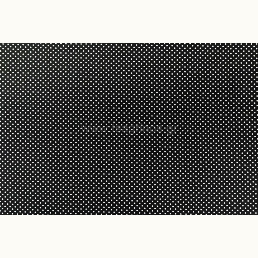 ΥΦΑΣΜΑ ΠΟΠΛΙΝΑ 100% ΒΑΜΒΑΚΙ ΣΧΕΔΙΟ ΠΟΥΑ ΜΙΚΡΟ (ΜΑΥΡΟ - ΑΣΠΡΟ)