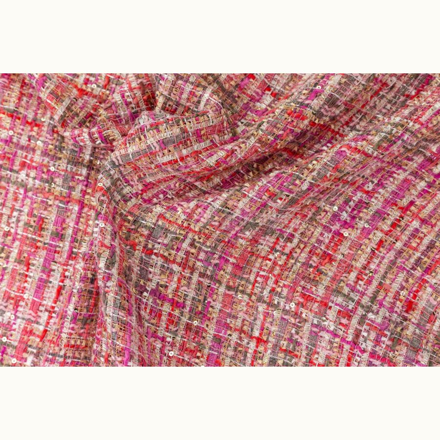 ΥΦΑΣΜΑ ΤΥΠΟΥ ''CHANEL TWEED'' ΣΑΝΕΛ ΜΕ ΛΟΥΡΕΞ