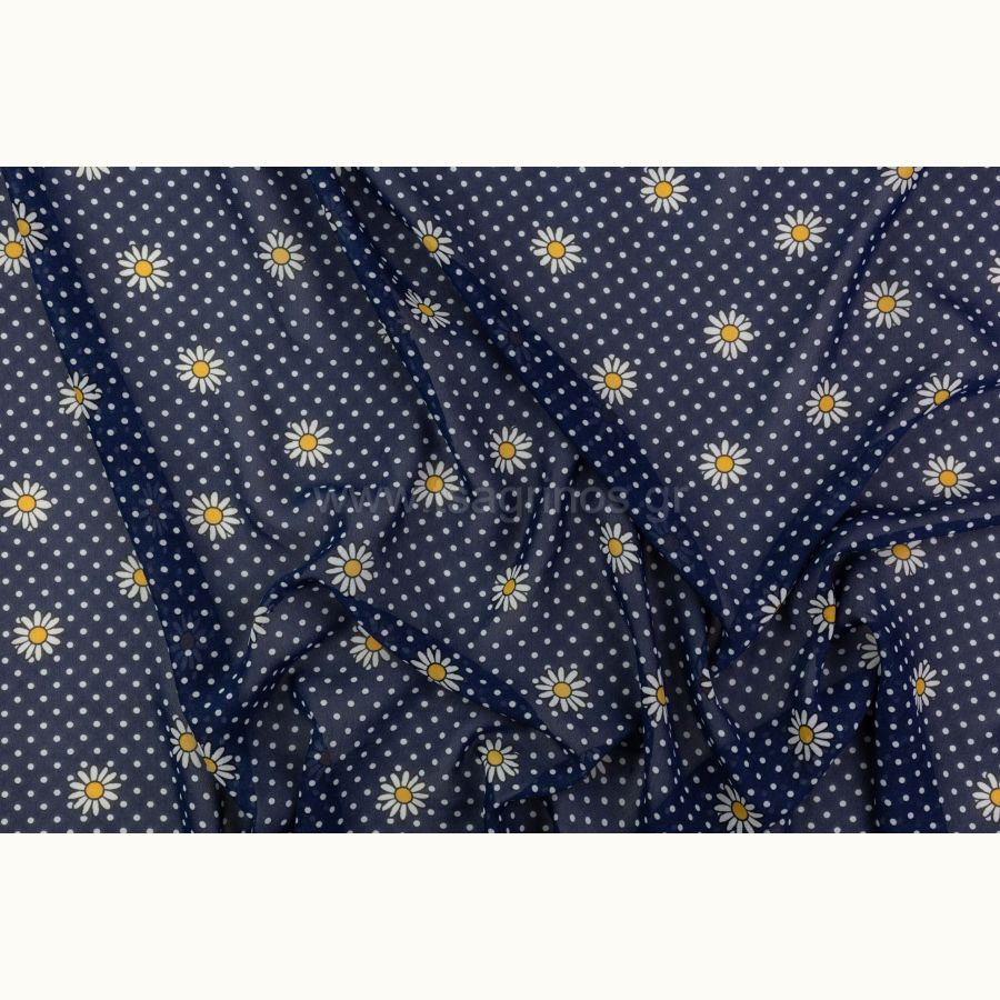 ΥΦΑΣΜΑ ΜΟΥΣΕΛΙΝΑ ΕΜΠΡΙΜΕ (ΜΑΡΓΑΡΙΤΕΣ ΠΟΥΑ-ΜΠΛΕ ΣΚΟΥΡΟ)