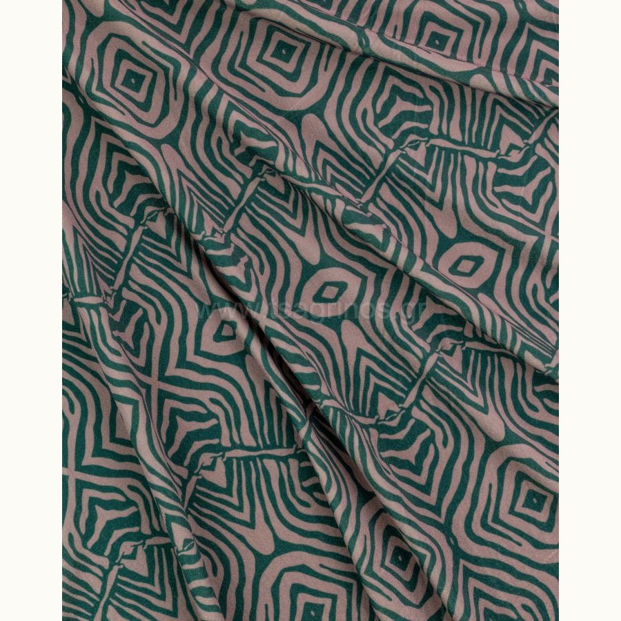 ΥΦΑΣΜΑ ΒΕΛΟΥΔΟ ΣΙΦΟΝ ΕΛΑΣΤΙΚΟ ΜΑΤ (ZEBRA DIGITAL PRINT) Ρετάλι 1.50 μέτρα