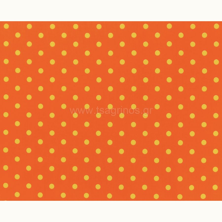 ΥΦΑΣΜΑ ΠΟΠΛΙΝΑ 100% ΒΑΜΒΑΚΙ ΣΧΕΔΙΟ ΠΟΥΑ ΑΡΑΙΟ ΜΕΣΑΙΟ (ΠΟΡΤΟΚΑΛΙ - ΚΙΤΡΙΝΟ) - Ρετάλι 1.60μ.