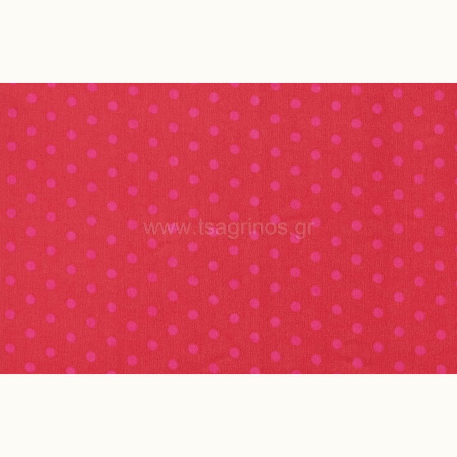 ΥΦΑΣΜΑ ΠΟΠΛΙΝΑ 100% ΒΑΜΒΑΚΙ ΣΧΕΔΙΟ ΠΟΥΑ ΑΡΑΙΟ ΜΕΣΑΙΟ (ΚΟΚΚΙΝΟ - ΦΟΥΞΙΑ)