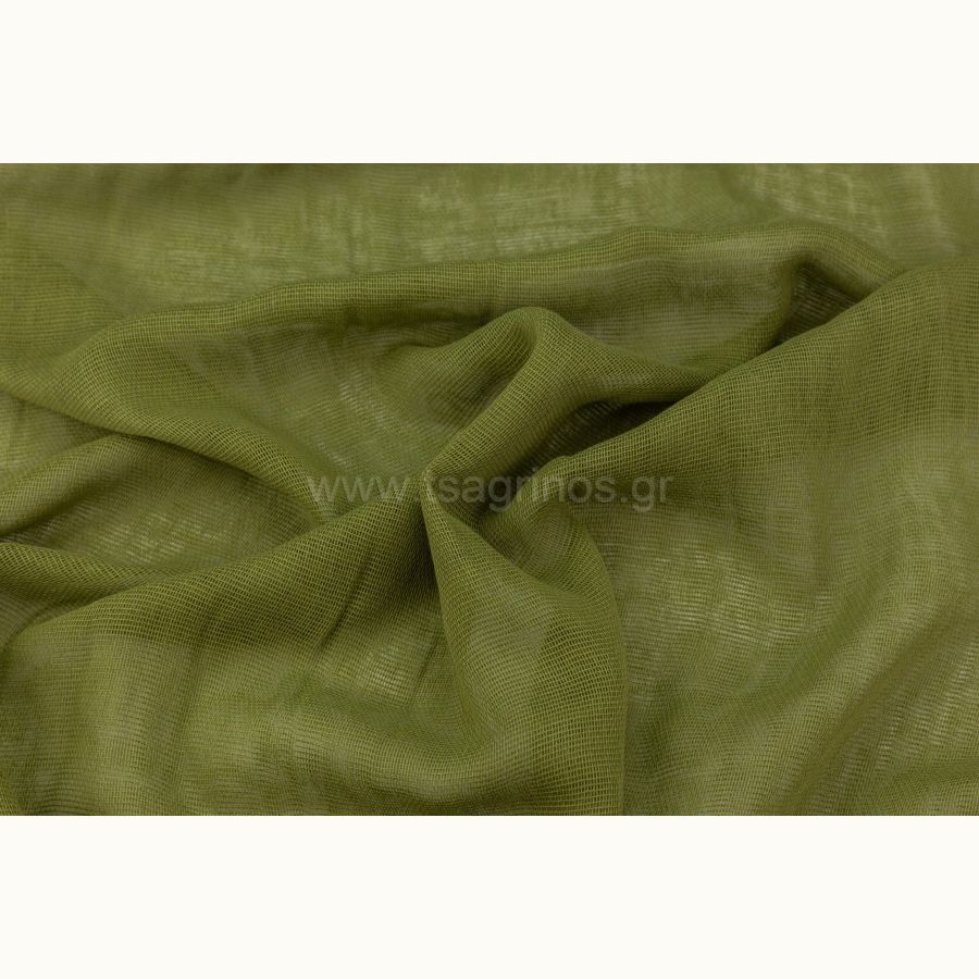ΥΦΑΣΜΑ ΓΑΖΑ ΒΑΜΒΑΚΕΡΗ ΔΙΑΚΟΣΜΗΣΗΣ (ΠΡΑΣΙΝΟ ΛΑΔΙ) Ρετάλι 4.40 μέτρα