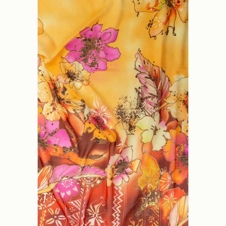 ΥΦΑΣΜΑ ΖΟΡΖΕΤΑ (ΜΕΓΑΛΑ ΦΛΟΡΑΛ ΜΕ ΣΧΕΔΙΟ ΜΠΟΡΝΤΟΥΡΑ)