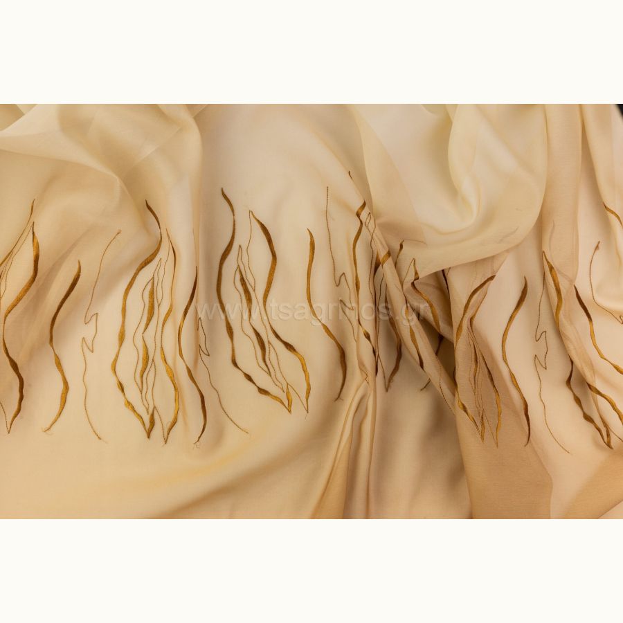 ΥΦΑΣΜΑ ΜΟΥΣΕΛΙΝΑ ΜΕ ΑΝΑΓΛΥΦΟ ΚΕΝΤΗΜΑ - ΣΧΕΔΙΟ ΜΠΟΡΝΤΟΥΡΑ (Ρετάλι 2 μέτρα)