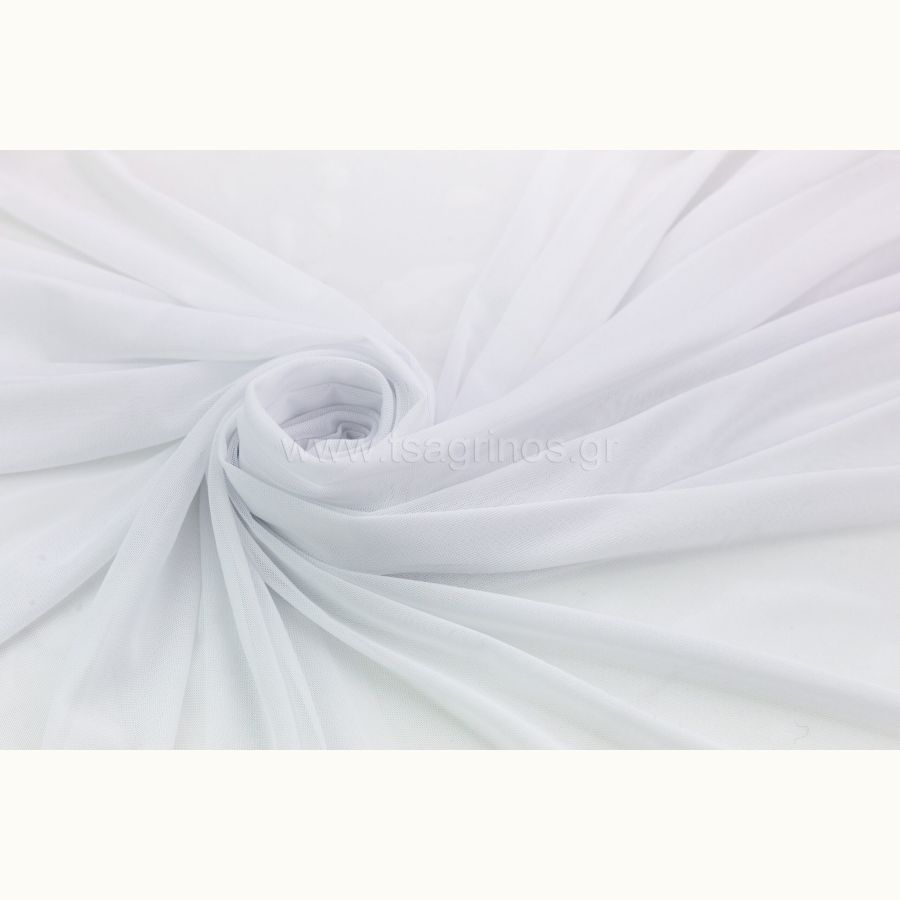 ΥΦΑΣΜΑ ΤΟΥΛΙ ΕΛΑΣΤΙΚΟ ΜΑΛΑΚΟ ΕΛΑΦΡΩΣ ΔΙΑΛΟΓΗΣ - ΣΕ ΤΙΜΗ ΠΡΟΣΦΟΡΑΣ ΛΟΓΩ ΜΙΚΡΗΣ ΑΤΕΛΕΙΑΣ - ΣΠΑΣΜΕΝΟ ΛΕΥΚΟ